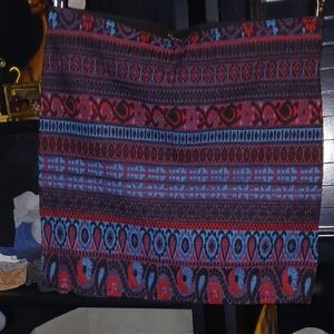 Forever 21 Multicolor Patterned Mini Skirt